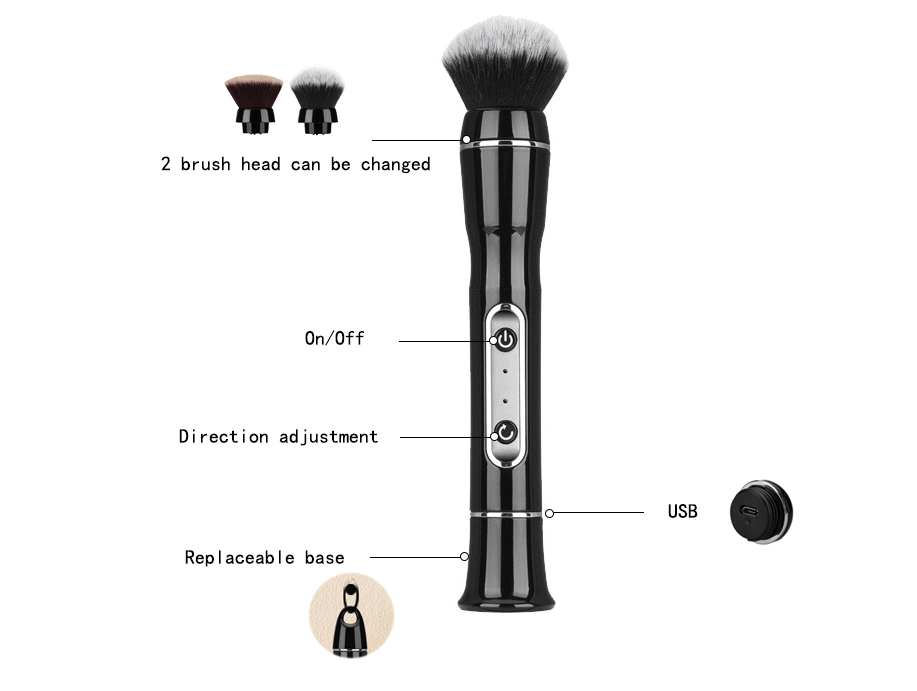 Sonic Pro Makeup Brush - Airbrush Finish