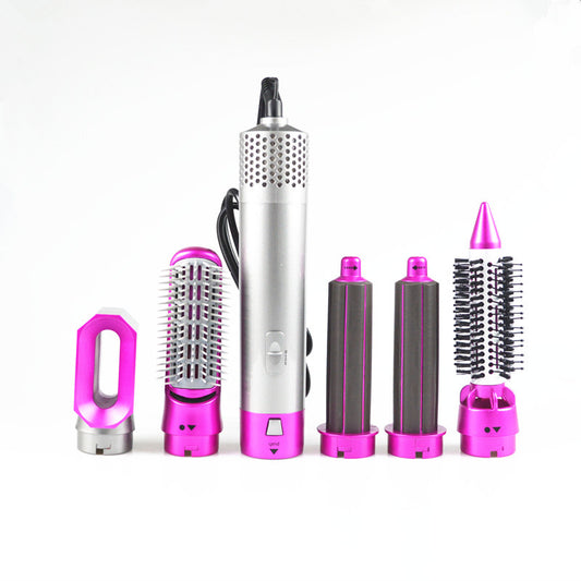 Multifunctional Electric Hair Dryer Blow Dryer Hair Curling Iron Rotating Brush Hairdryer 5 In 1